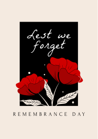 Remembrance Day Flyer Design