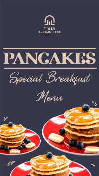 Pancakes For Breakfast Facebook story Image Preview
