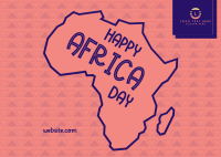 African Celebration Postcard Image Preview