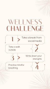 The Wellness Challenge Facebook Story Image Preview