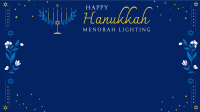 Hanukkah Lily Zoom background Image Preview