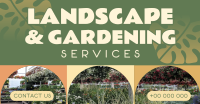 Landscape & Gardening Facebook Ad Design