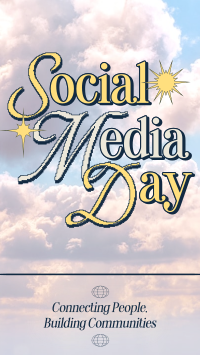 Y2K Social Media Day Facebook Story Design