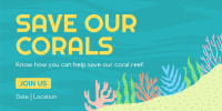 Care for the Corals Twitter Post Image Preview