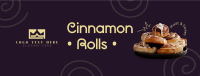 Quirky Cinnamon Rolls Facebook Cover Design