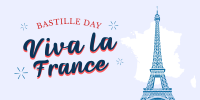 Celebrate Bastille Day Twitter Post Preview