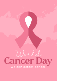We Can Defeat Cancer Flyer Image Preview