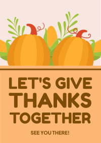 Lets Give Thanks Flyer Image Preview