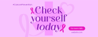 Cancer Prevention Check Facebook Cover Design