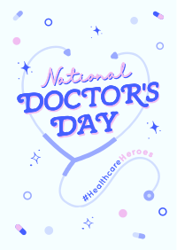 Quirky Doctors Day Flyer Image Preview