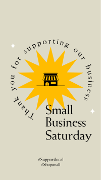 Support Small Shops Facebook Story Design