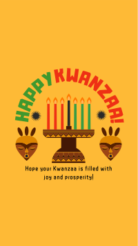 Kwanzaa Badge Instagram Story Design