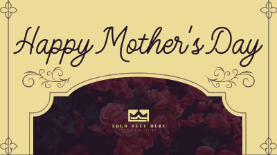 Elegant Mother's Day Greeting Facebook event cover Image Preview