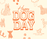 Happy Doggies Facebook Post Design