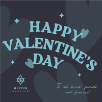 Cute Valentine Hearts Linkedin Post Image Preview