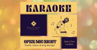 Karaoke Open Mic Facebook ad Image Preview