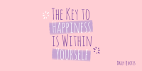 Key To Happiness Twitter Post Image Preview