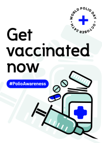 Be Safe from Polio Poster Image Preview