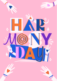 Fun Quirky Harmony Day Flyer Image Preview