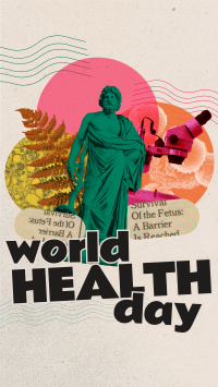 World Health Day Collage Instagram Story Design
