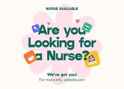 On-Demand Nurses Postcard Image Preview