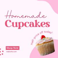 Cupcake Sale Instagram Post Design