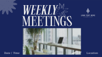 Simple Weekly Meetings Animation Preview