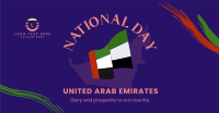 National UAE Flag Facebook Ad Design