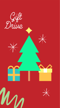 Christmas Gift Drive Facebook Story Design