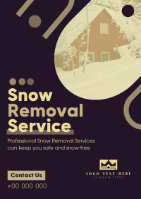 Minimal Snow Removal Poster Image Preview