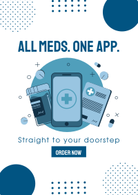 Meds Straight To Your Doorstep Flyer Image Preview