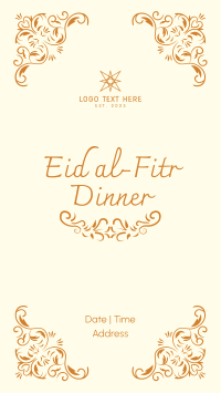Fancy Eid Dinner Facebook story Image Preview