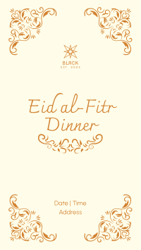 Fancy Eid Dinner Facebook Story Image Preview