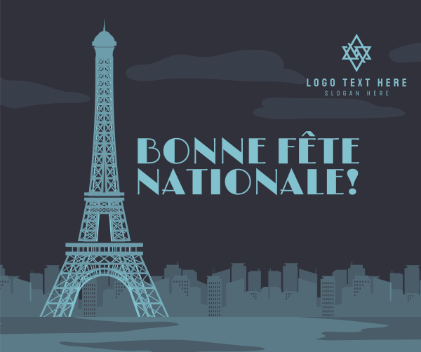 Bonne Fête Nationale Facebook Post Design Image Preview