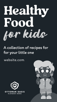 Healthy Recipes for Kids TikTok Video Image Preview