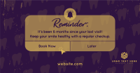 Dental Checkup Reminder Facebook ad Image Preview
