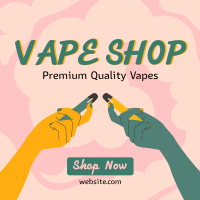 Premium Vapes Instagram post Image Preview