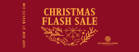 Christmas Flash Sale Facebook Cover Image Preview