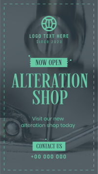 Alteration Shop Instagram Reel Preview