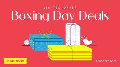 Boxing Day Deals Facebook Event Cover Image Preview