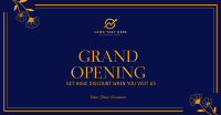 Grand Opening Elegant Floral Facebook ad Image Preview