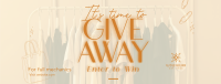 Fashion Giveaway Alert Facebook Cover Image Preview