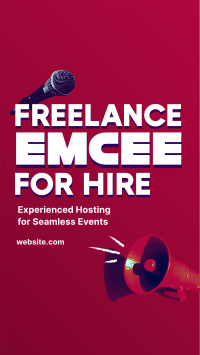 Freelance Emcee Hiring Instagram Reel Preview