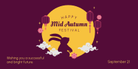 Mid Autumn Festival Rabbit Twitter post Image Preview