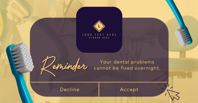 Dental Reminder Facebook ad Image Preview