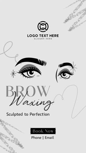 Eyebrow Waxing Service Facebook story Image Preview