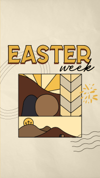 Holy Easter Week Instagram Story Design