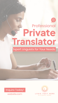 Professional Private Translator YouTube Short Preview