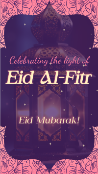 Eid Al Fitr Lantern TikTok Video Design