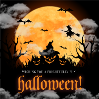 Frightful Happy Halloween Instagram Post Preview